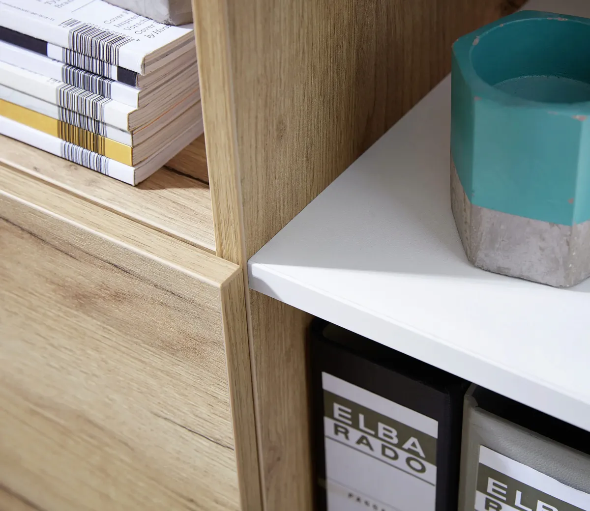 Pack Bureau d’angle moderne avec rangements intégrés